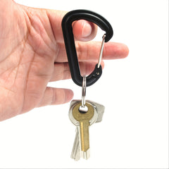6pcs Steel Carabiner Clips for Outdoor Activities