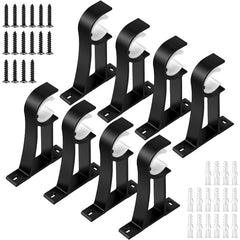Heavy Duty Curtain Rod Holder for 1-3.05 cm Rod - Set of 16