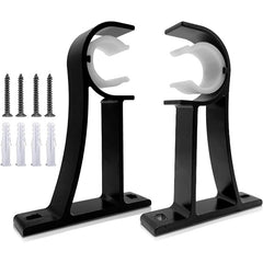 Heavy Duty Curtain Rod Holder for 1-3.05 cm Rod - Set of 16
