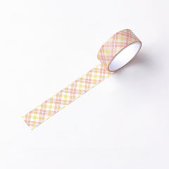 Plaid Washi Tape Checkered Pattern Journal Sticker