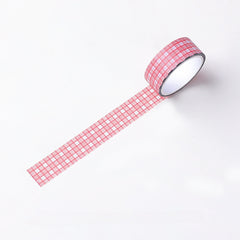 Plaid Washi Tape Checkered Pattern Journal Sticker