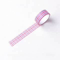 Plaid Washi Tape Checkered Pattern Journal Sticker