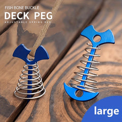 Adjustable Deck Anchor Peg Wind Rope Fixed Buckle Canopy Fixed Hook