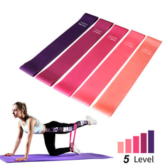 5pcs Elastic Resistance Band for Hip Lifting Strength Training