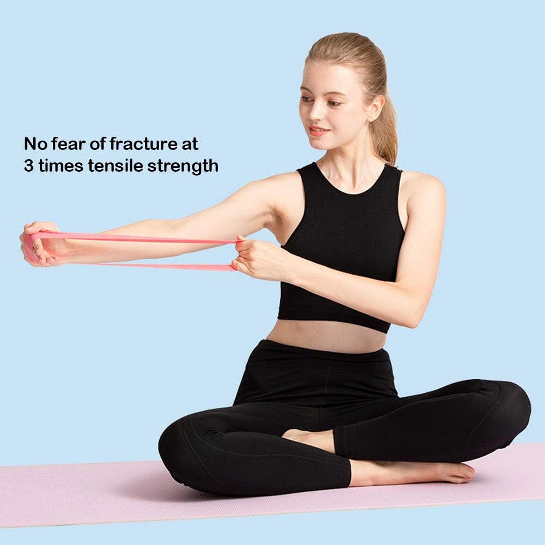 5pcs Elastic Resistance Band for Hip Lifting Strength Training