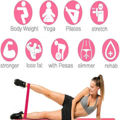 5pcs Elastic Resistance Band for Hip Lifting Strength Training