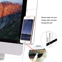 Acrylic Monitor Memo Clip Set Left/Right Monitor Message Board