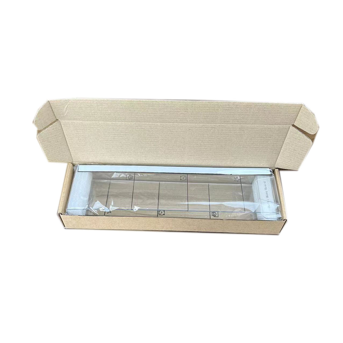 Acrylic Monitor Memo Clip Set Left/Right Monitor Message Board