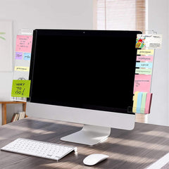 Acrylic Monitor Memo Clip Set Left/Right Monitor Message Board