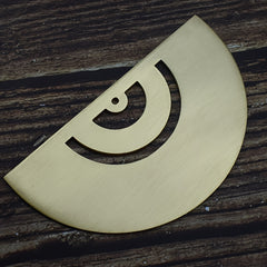 Metal Brass Protractor for School & Office Use