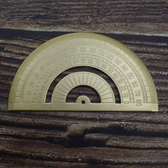 Metal Brass Protractor for School & Office Use