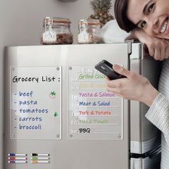 3D Magnetic Suction Acrylic Week Planner Note Board