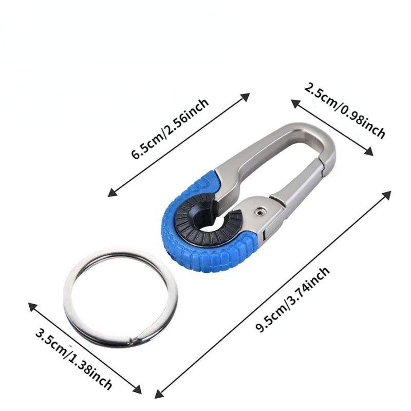 Stainless Steel Keychain Carabiner for Outdoor Camping Hiking Fishing