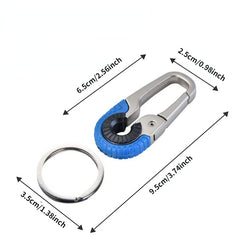 Stainless Steel Keychain Carabiner for Outdoor Camping Hiking Fishing