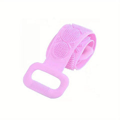 Extended Silicone Body Brush for Exfoliation and Skin Cleaning