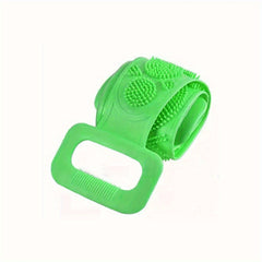 Extended Silicone Body Brush for Exfoliation and Skin Cleaning