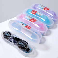 2pcs Waterproof Swimming Goggles Anti Fog Adjustable Strap