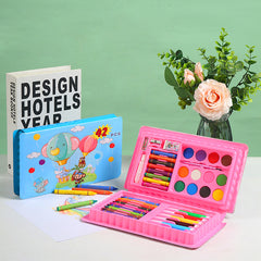 Watercolor Pen 42pcs Set Art Painting Wax Toy Gift Student Stationery