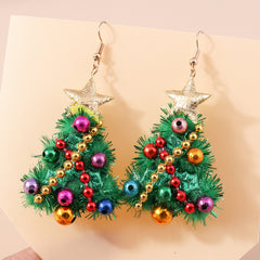 Christmas Tree Earrings DIY Felt Earrings