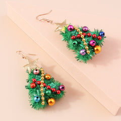 Christmas Tree Earrings DIY Felt Earrings