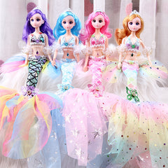 Mermaid Princess Doll Fish Scale Toy