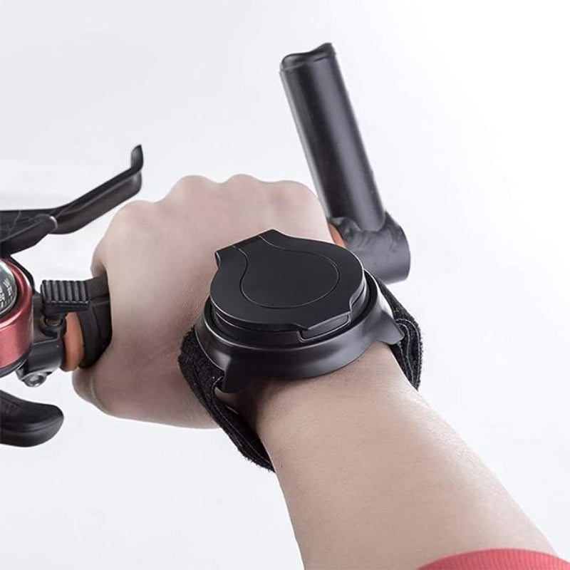 360 Degree Rotating Bike Rearview Mirror with Wrist Strap