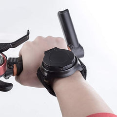 360 Degree Rotating Bike Rearview Mirror with Wrist Strap