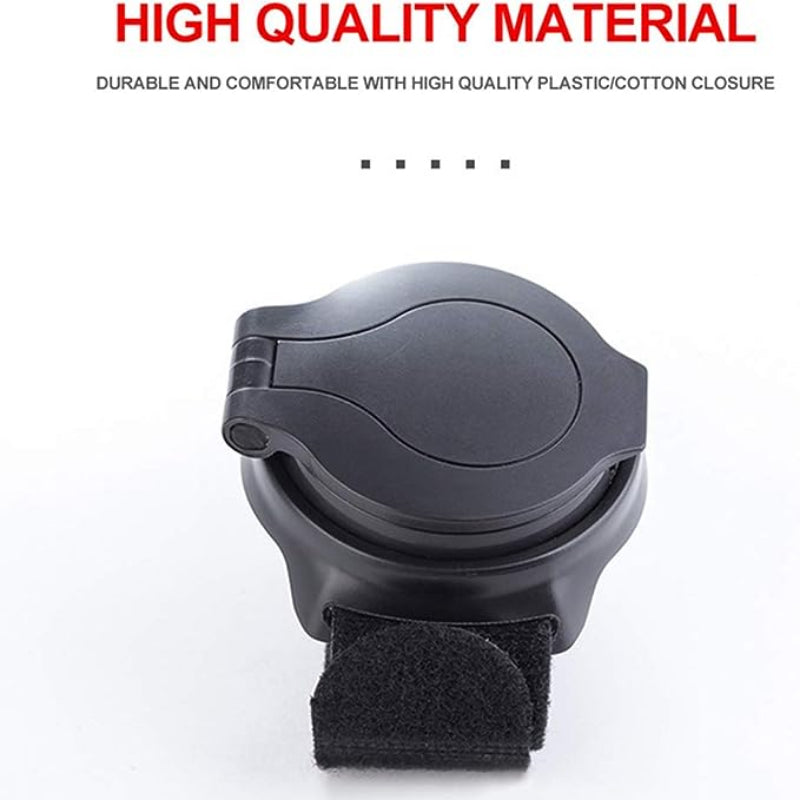 360 Degree Rotating Bike Rearview Mirror with Wrist Strap
