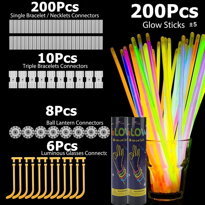Fluorescent Glow Sticks Party Favors for Men and Women