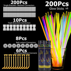 Fluorescent Glow Sticks Party Favors for Men and Women