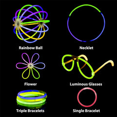 Fluorescent Glow Sticks Party Favors for Men and Women