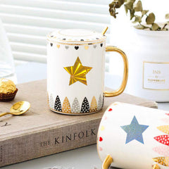 500pcs Christmas Stickers Colorful Stars Thank You Stickers Self adhesive Labels