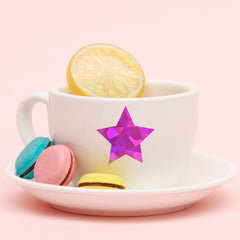 500pcs Christmas Stickers Colorful Stars Thank You Stickers Self adhesive Labels