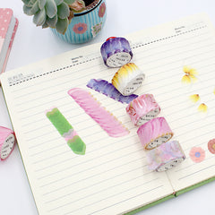 Petal Washi Paper Journal Stickers Tearable DIY Decorative Stickers
