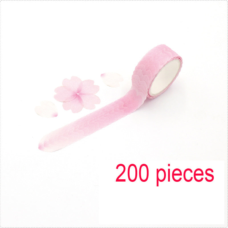 Petal Washi Paper Journal Stickers Tearable DIY Decorative Stickers
