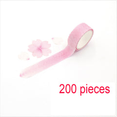 Petal Washi Paper Journal Stickers Tearable DIY Decorative Stickers