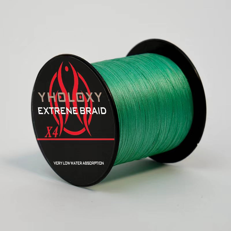 High 500m 1640ft 4 Strand PE Braided Fishing Line 6-100LB Pull