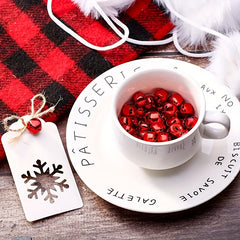 50 Red Bells for Holiday Decoration, DIY Crafts, Christmas Party & Tree Decor