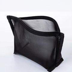Travel Cosmetic Bag Zipper Mesh Toiletry Kits Storage Pouch Makeup Case