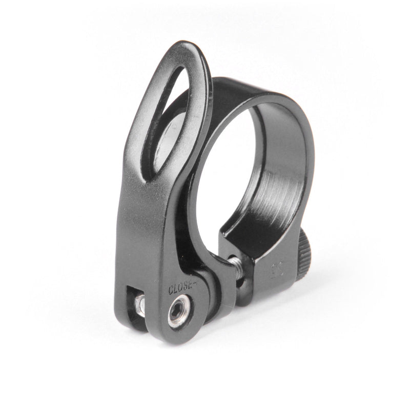 9mm Bike Seatpost Clamps Quick Release Lock Aluminum Alloy Saddle Clamp