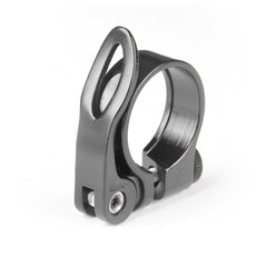 9mm Bike Seatpost Clamps Quick Release Lock Aluminum Alloy Saddle Clamp