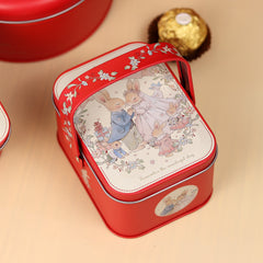 Twolf Rabbit Wedding Candy Biscuit Empty Box Round Box