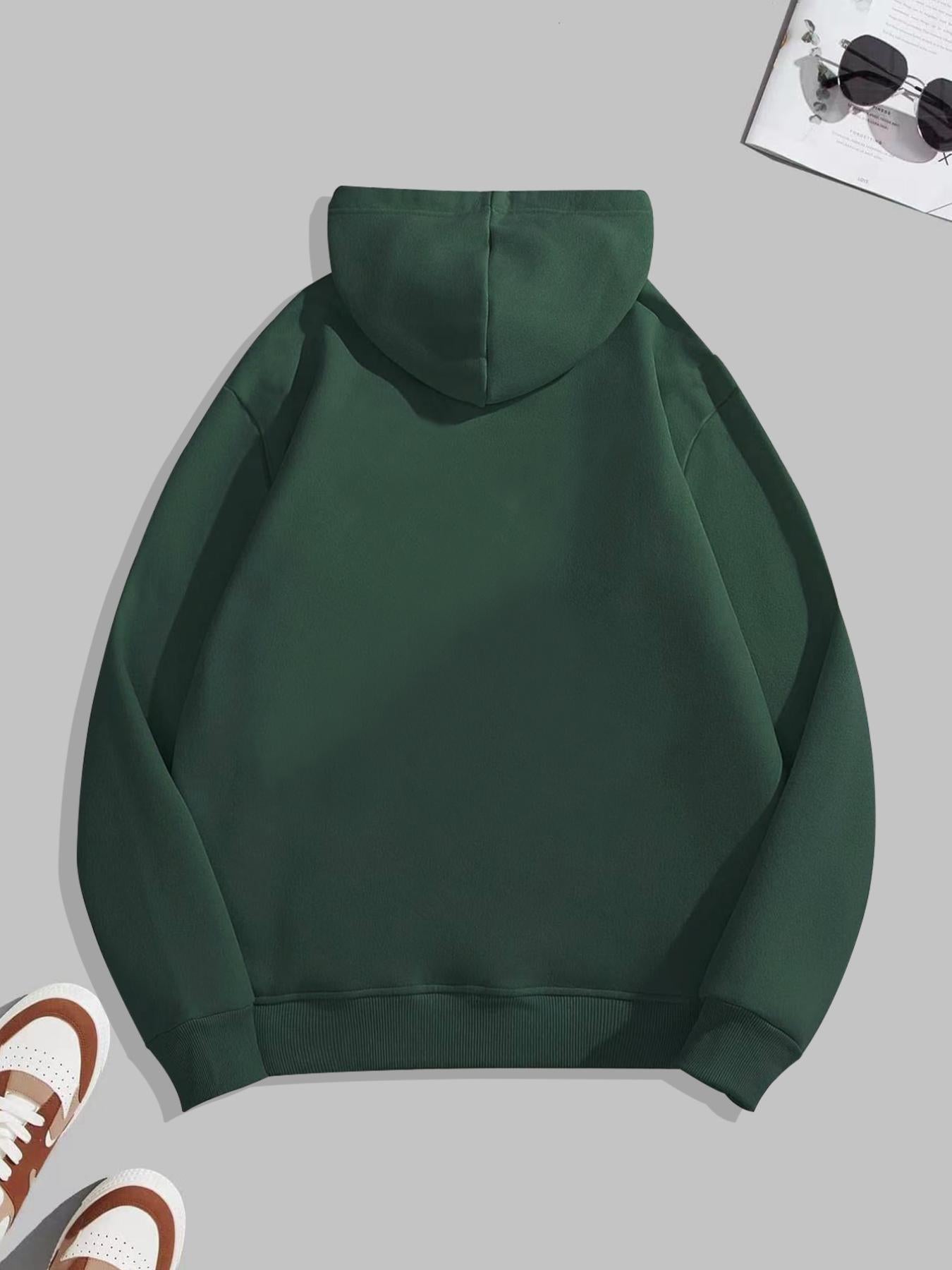 Men's Graphic Pullover Hoodie With Kangaroo Pocket