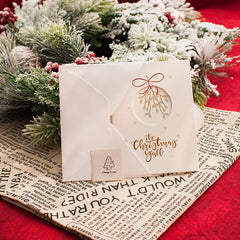 6pcs Merry Christmas Greeting Cards With Envelopes Xmas Party Invitation Cards