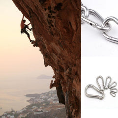 316 Stainless Steel Spring Hook Mountaineering Buckle
