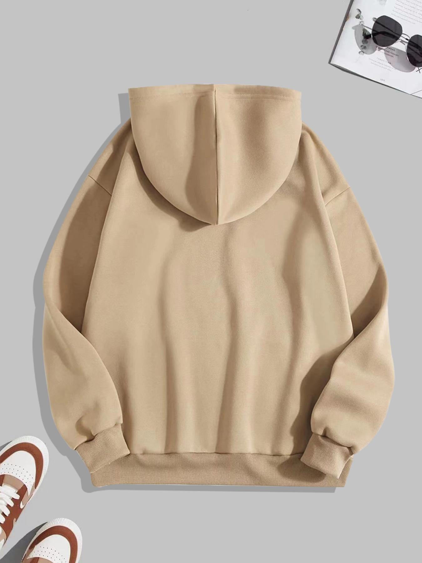 Skull Print Hoodie Men's Casual Graphic Pullover Sweatshirt
