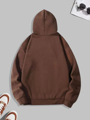 Skull Print Hoodie Men's Casual Graphic Pullover Sweatshirt