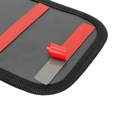 Car Storage Net Pocket PU Leather Mesh Bag Organizer