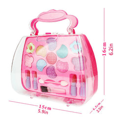 Kids Makeup Toy Set Handbag Cosmetics Box For Girls Play House Gift