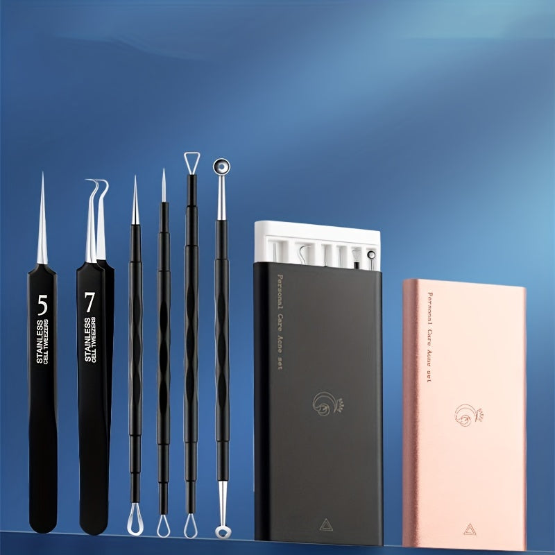 6pcs Blackhead Removal Acne Clip Face Cleaning Tool Set